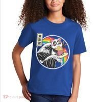 Panda Bear Ra Noodles Japanese Wave Anime Rainbow Kawaii Great Gift Kids T-Shirt thumb 2