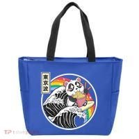 Panda Bear Ra Noodles Japanese Wave Anime Rainbow Kawaii Great Gift Tote Bag thumb 0