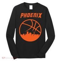 Phoenix Basketball Retro City Arizona State Bball Long Sleeve Shirt thumb 0