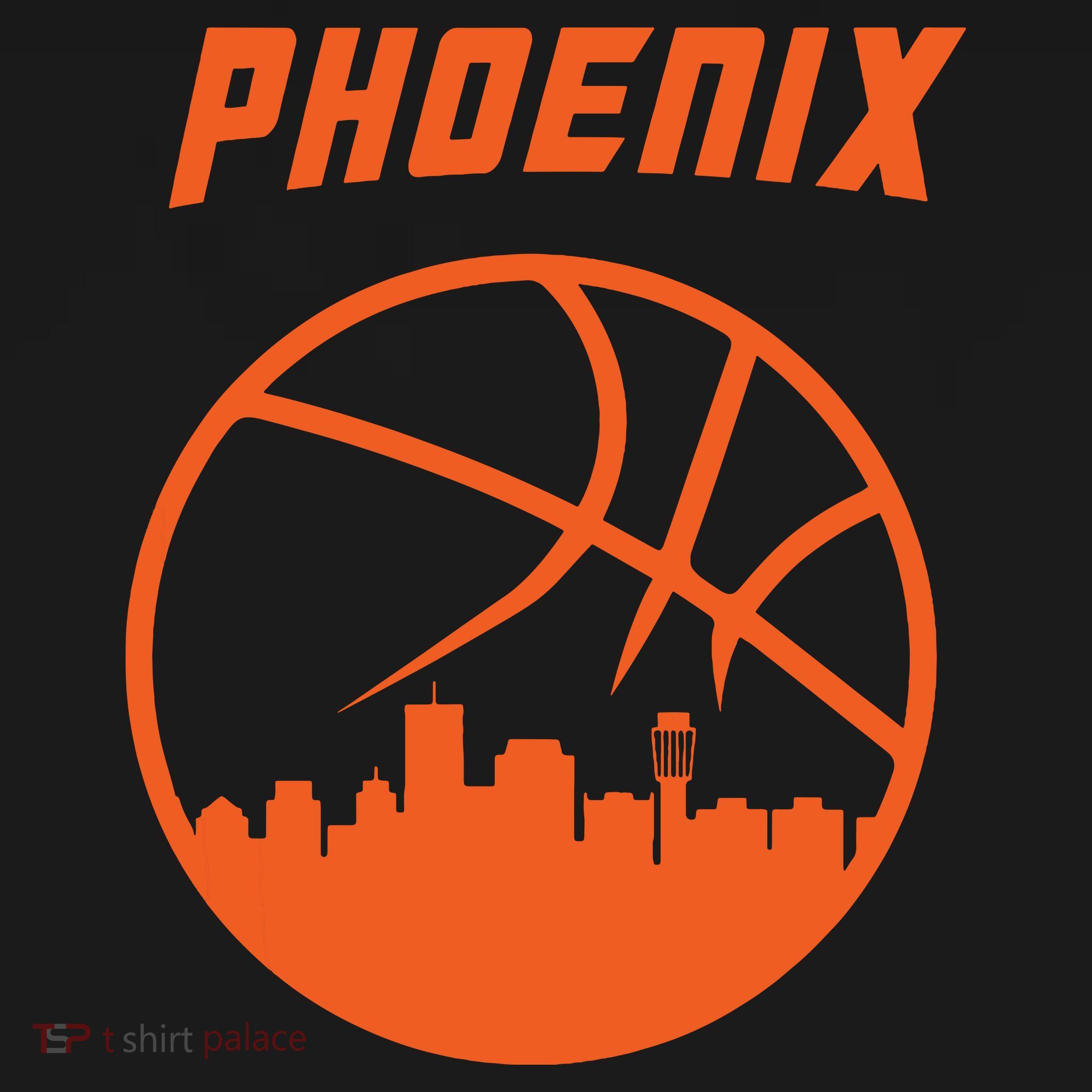 Phoenix Basketball Retro City Arizona State Bball Sweatshirt