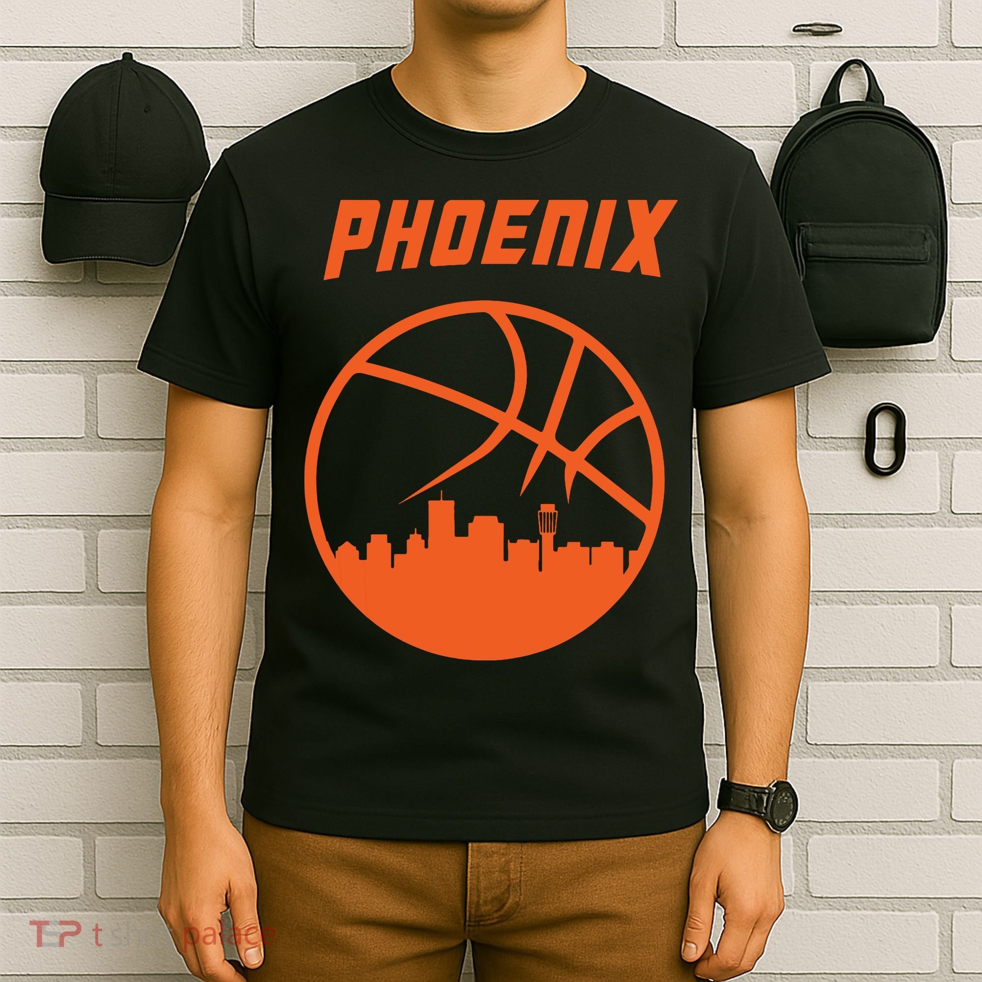 Phoenix Basketball Retro City Arizona State Bball T-Shirt