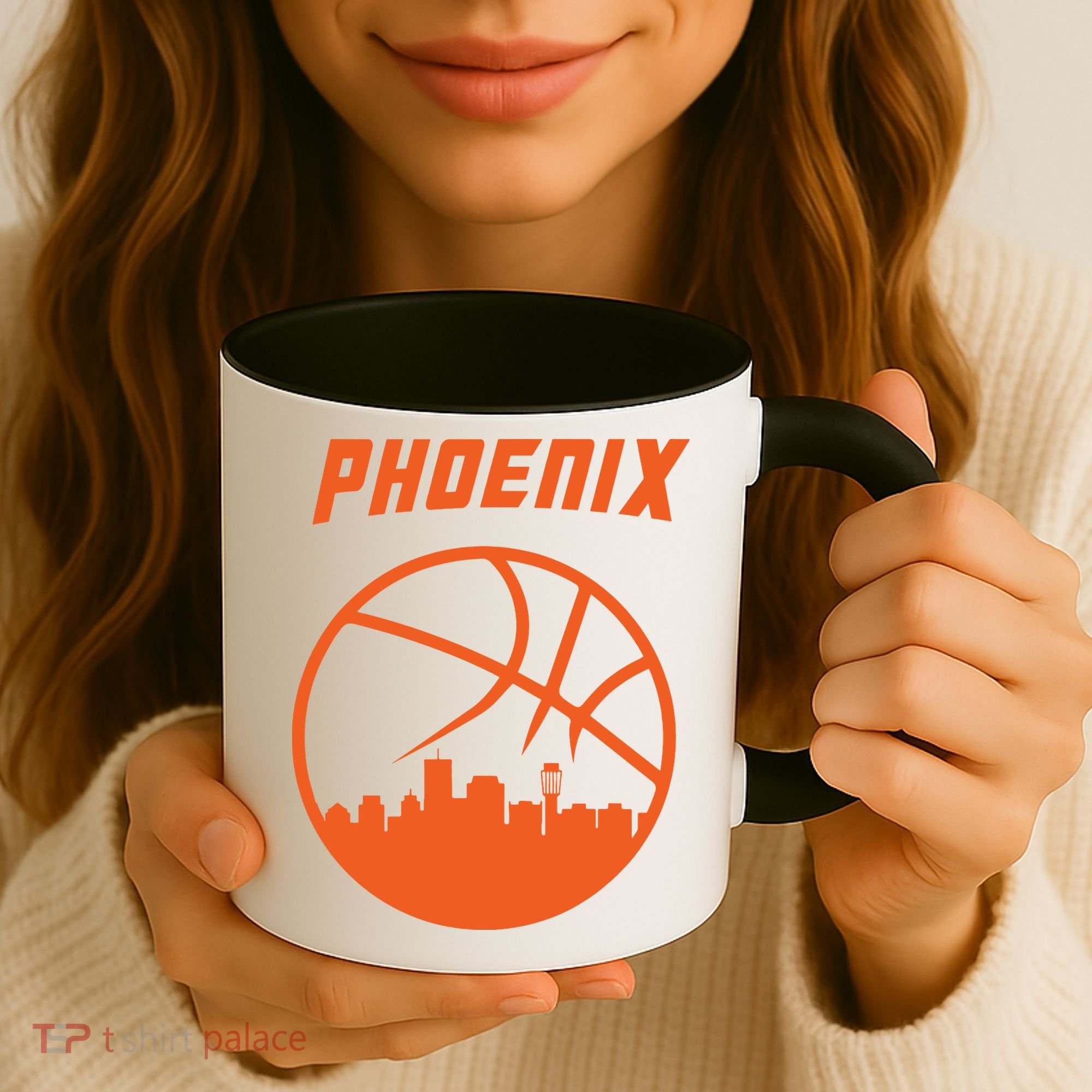 Phoenix Basketball Retro City Arizona State Bball Coffee Mug
