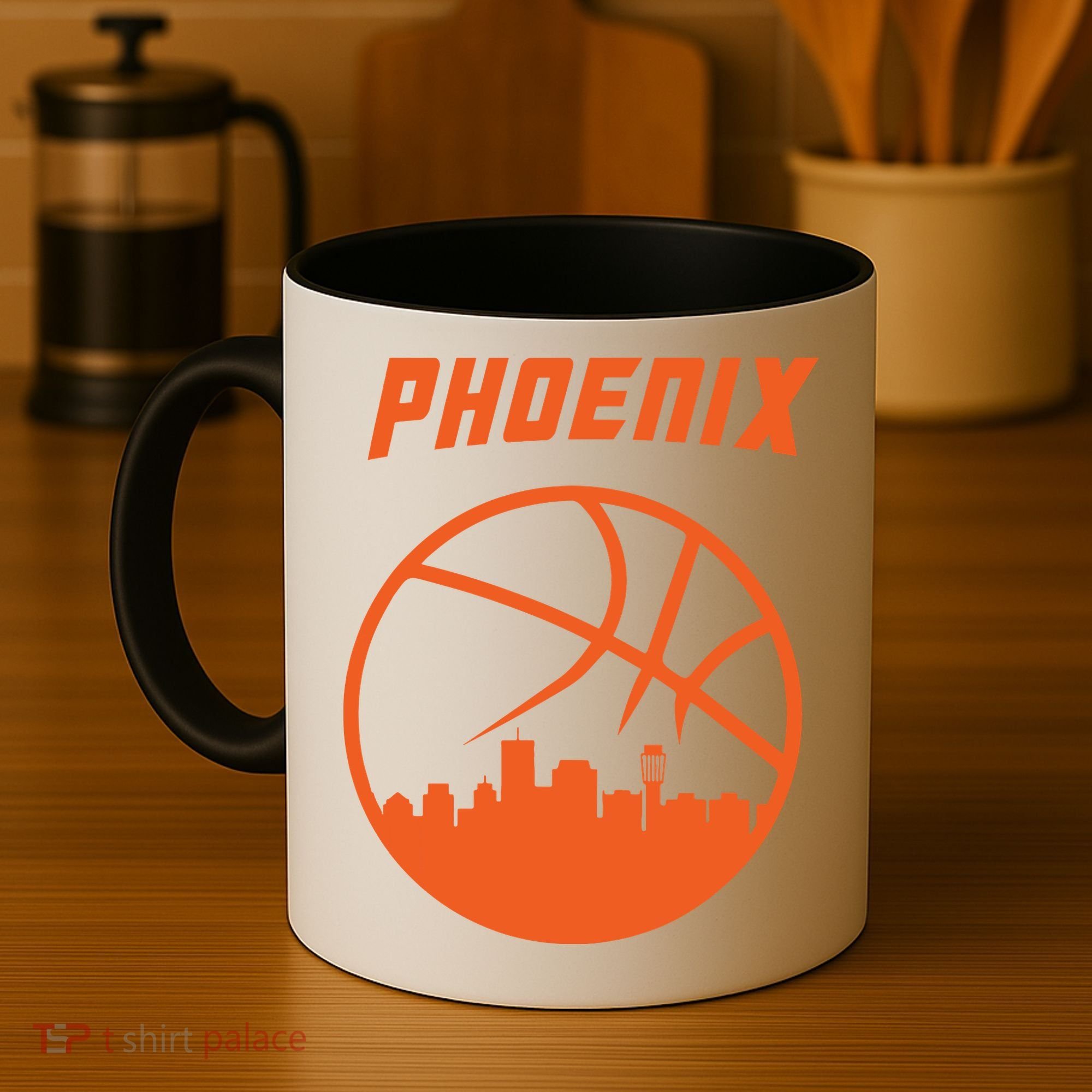 Phoenix Basketball Retro City Arizona State Bball Coffee Mug
