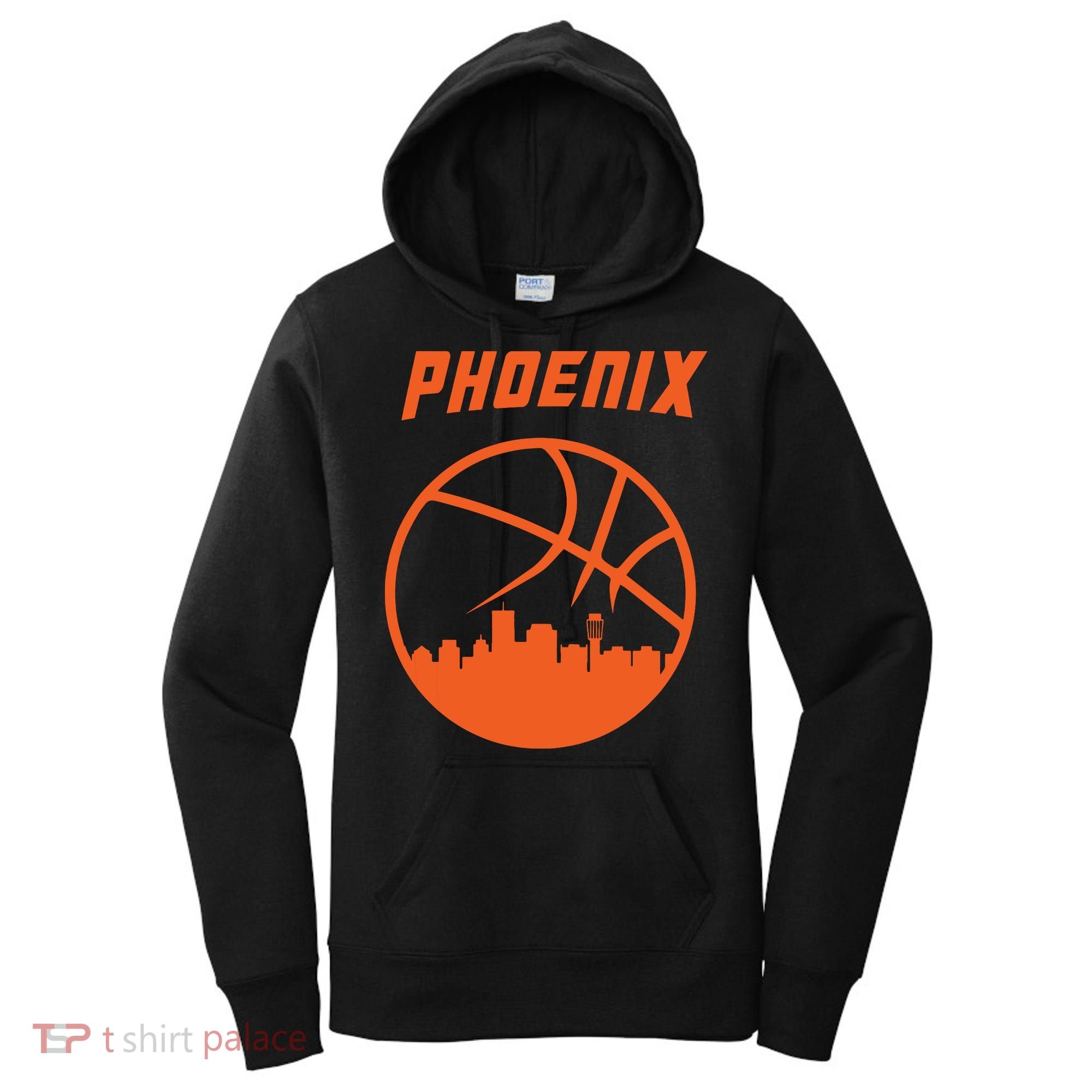 Phoenix Basketball Retro City Arizona State Bball Women's Hoodie