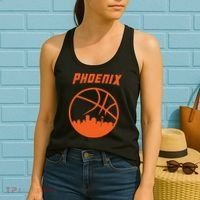 Phoenix Basketball Retro City Arizona State Bball Women's Tank Top thumb 2
