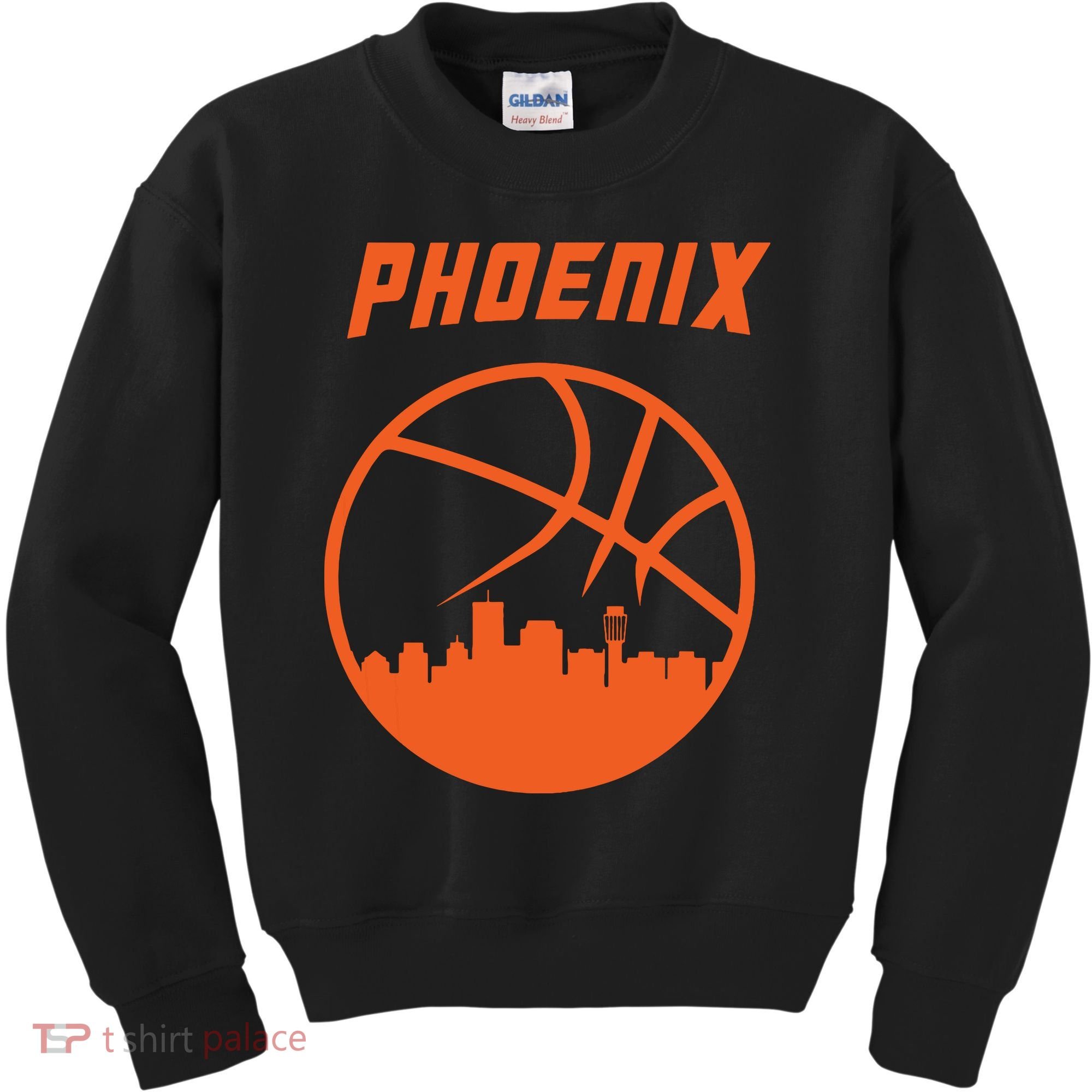 Phoenix Basketball Retro City Arizona State Bball Kids Sweatshirt