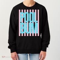 Pool Bum Retro Stripes Sunshine Women's Sweatshirt thumb 0