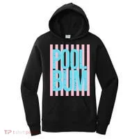 Pool Bum Retro Stripes Sunshine Women's Hoodie thumb 0