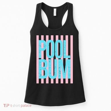 Pool Bum Retro Stripes Sunshine Women's Tank Top