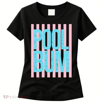 Pool Bum Retro Stripes Sunshine Women's T-Shirt