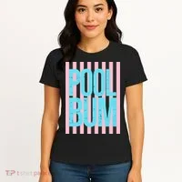 Pool Bum Retro Stripes Sunshine Women's T-Shirt thumb 4