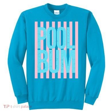 Pool Bum Retro Stripes Sunshine Sweatshirt