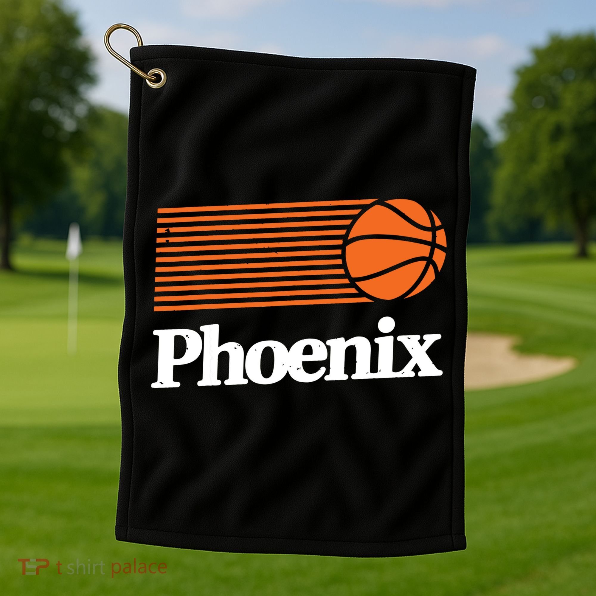 Phoenix Basketball Retro City Arizona State Bball Golf Towel