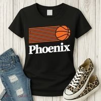 Phoenix Basketball Retro City Arizona State Bball Women's T-Shirt thumb 3