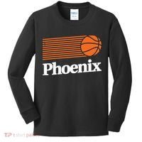 Phoenix Basketball Retro City Arizona State Bball Kids Long Sleeve Shirt thumb 0
