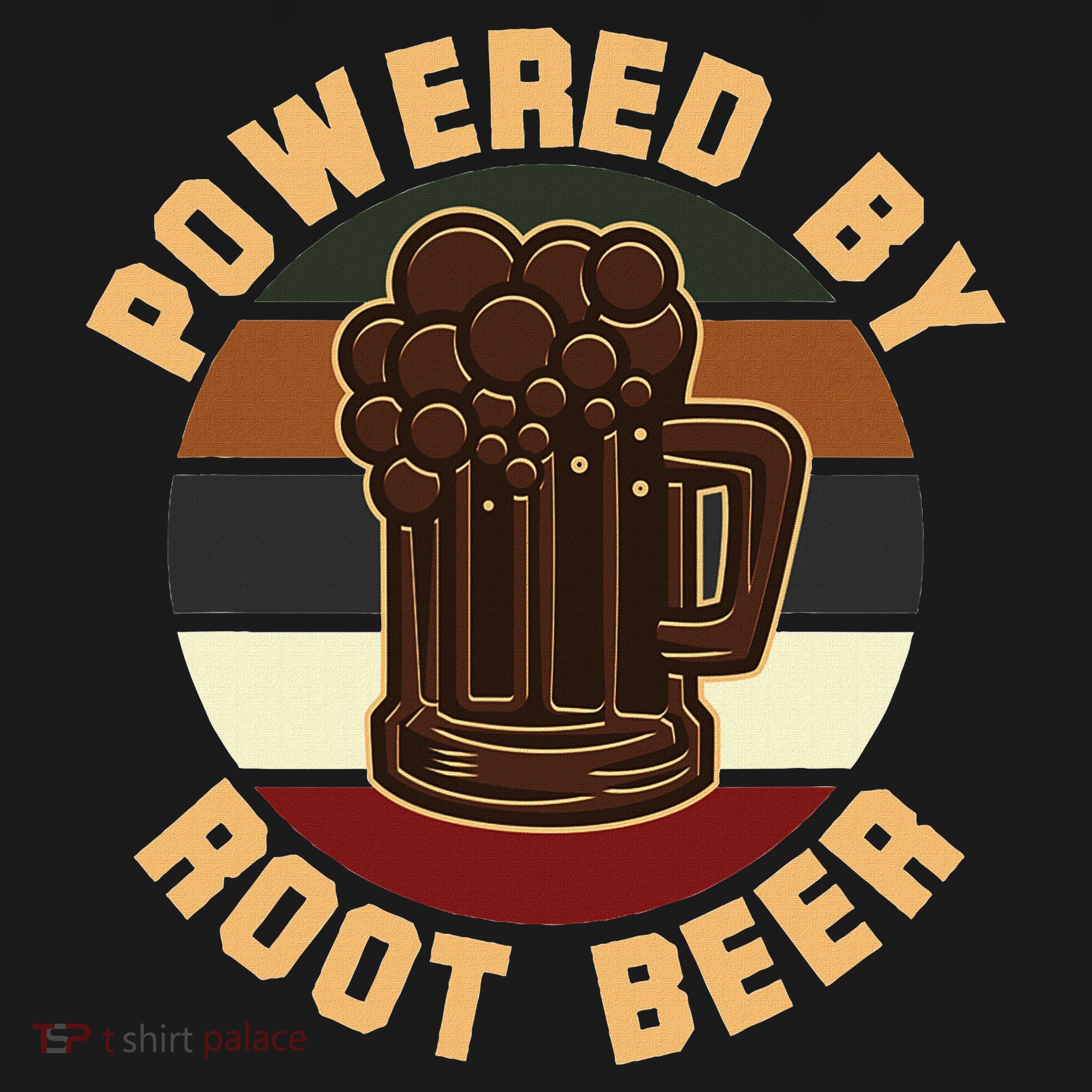 Powered By Root Beer Long Sleeve Shirt