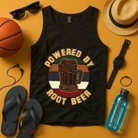 Powered By Root Beer Tank Top thumb 4
