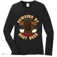 Powered By Root Beer Women's Long Sleeve Shirt thumb 0