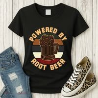 Powered By Root Beer Women's T-Shirt thumb 3