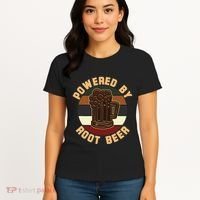Powered By Root Beer Women's T-Shirt thumb 4