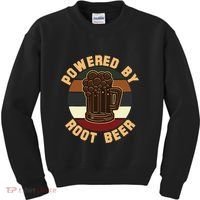 Powered By Root Beer Kids Sweatshirt thumb 0