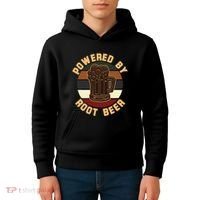Powered By Root Beer Kids Hoodie thumb 4