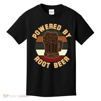 Powered By Root Beer Kids T-Shirt