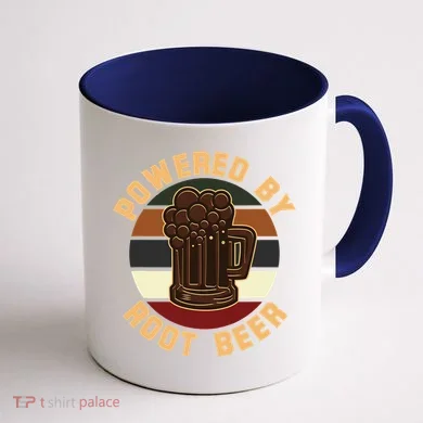 Powered By Root Beer Coffee Mug back