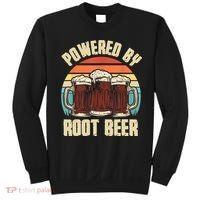 Powered By Root Beer Soda Drink Funny Root Beer Retro Sweatshirt thumb 0