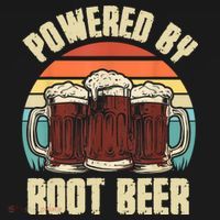 Powered By Root Beer Soda Drink Funny Root Beer Retro Women's Tank Top thumb 5