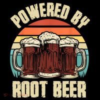 Powered By Root Beer Soda Drink Funny Root Beer Retro Baby Bodysuit thumb 2