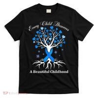 Pinwheels Blue Ribbon Child Abuse Prevention Awareness Gift T-Shirt thumb 0