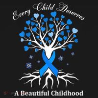 Pinwheels Blue Ribbon Child Abuse Prevention Awareness Gift Women's Hoodie thumb 2