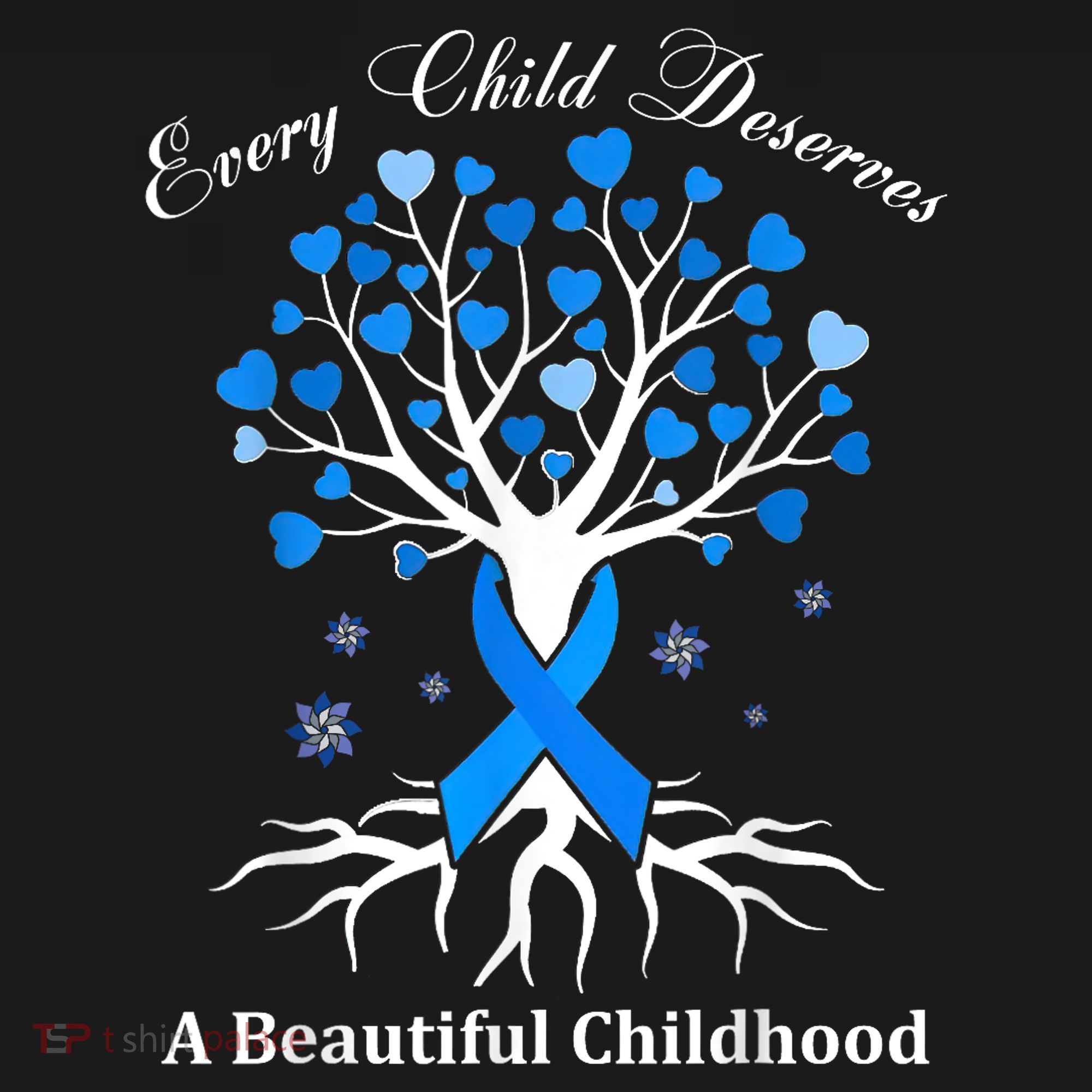 Pinwheels Blue Ribbon Child Abuse Prevention Awareness Gift Women's Tank Top