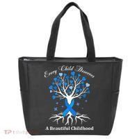 Pinwheels Blue Ribbon Child Abuse Prevention Awareness Gift Tote Bag thumb 0