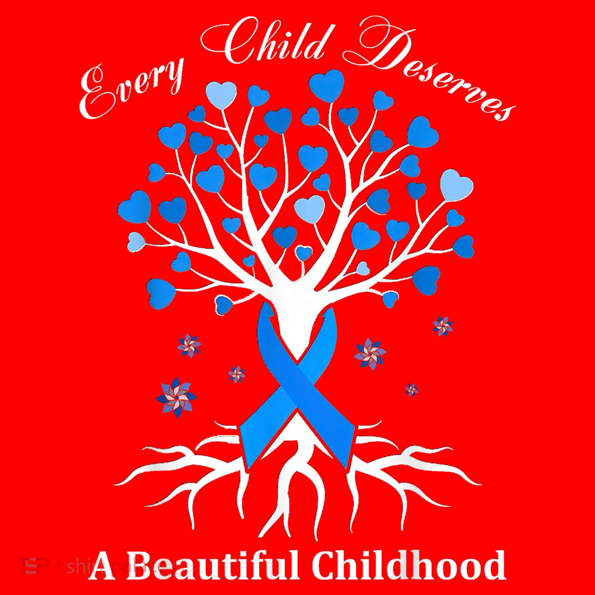 Pinwheels Blue Ribbon Child Abuse Prevention Awareness Gift Santa Hat