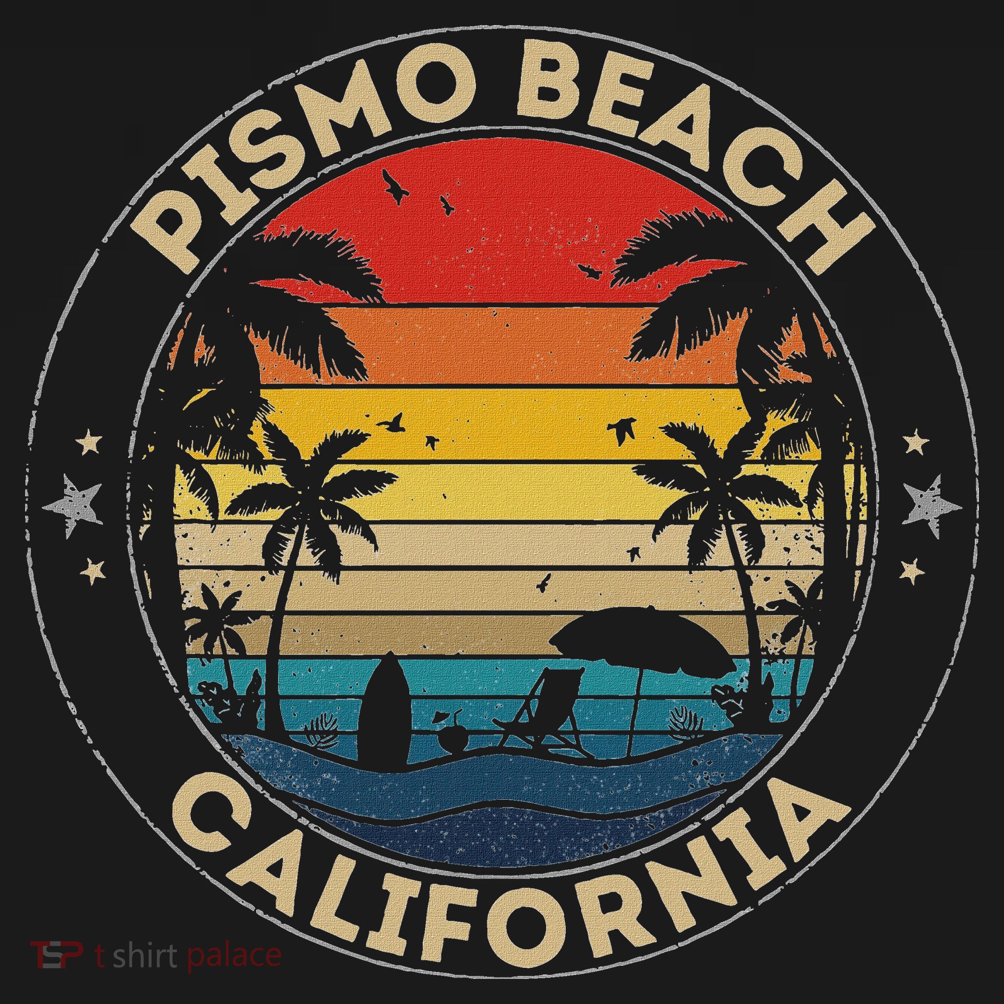 Pismo Beach Souvenir California Reminder Backpack