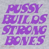 Pussy Builds Strong Bones Women's Sweatshirt thumb 2