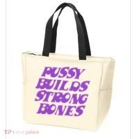 Pussy Builds Strong Bones Tote Bag thumb 3