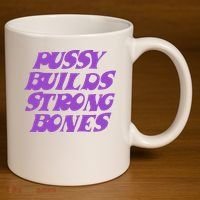 Pussy Builds Strong Bones 11oz C Handle Ceramic Mug thumb 3