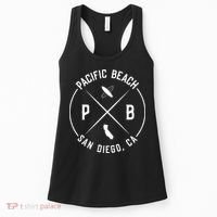 Pacific Beach San Diego California Pb San Diego Women's Tank Top thumb 0