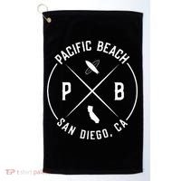 Pacific Beach San Diego California Pb San Diego Golf Towel thumb 0