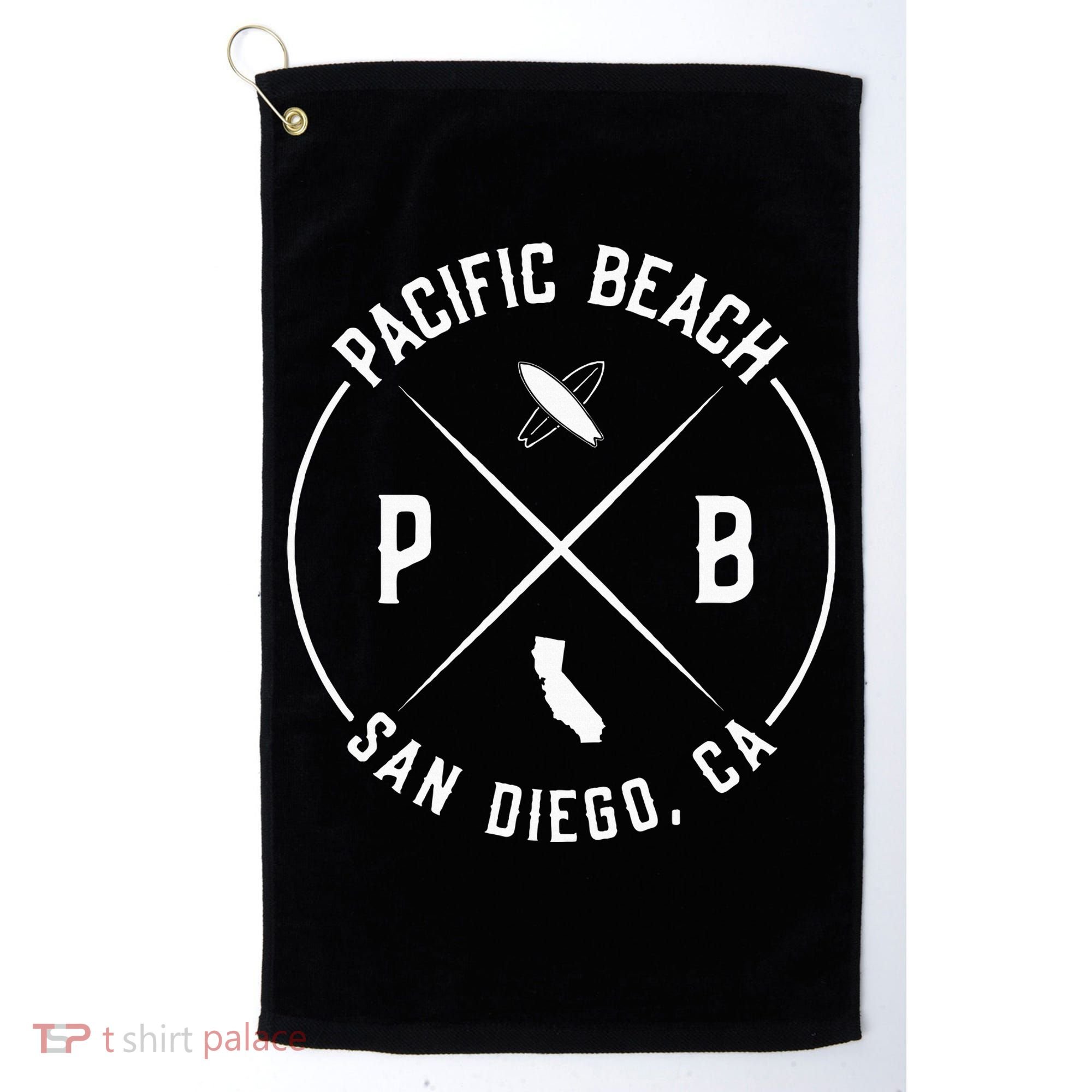 Pacific Beach San Diego California Pb San Diego Golf Towel