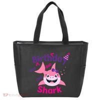 Pink Birthday Shark Doo Doo Doo Tote Bag thumb 0
