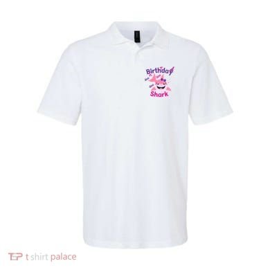 Pink Birthday Shark Doo Doo Doo Polo