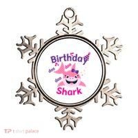 Pink Birthday Shark Doo Doo Doo Ornament thumb 0