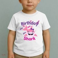 Pink Birthday Shark Doo Doo Doo Toddler T-Shirt thumb 2