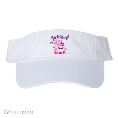 Pink Birthday Shark Doo Doo Doo Visor