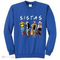 Proud Black Sistas Queen Melanin Afro African American Great Gift Sweatshirt thumb 0