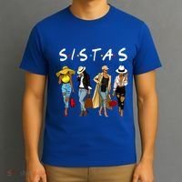 Proud Black Sistas Queen Melanin Afro African American Great Gift T-Shirt thumb 3